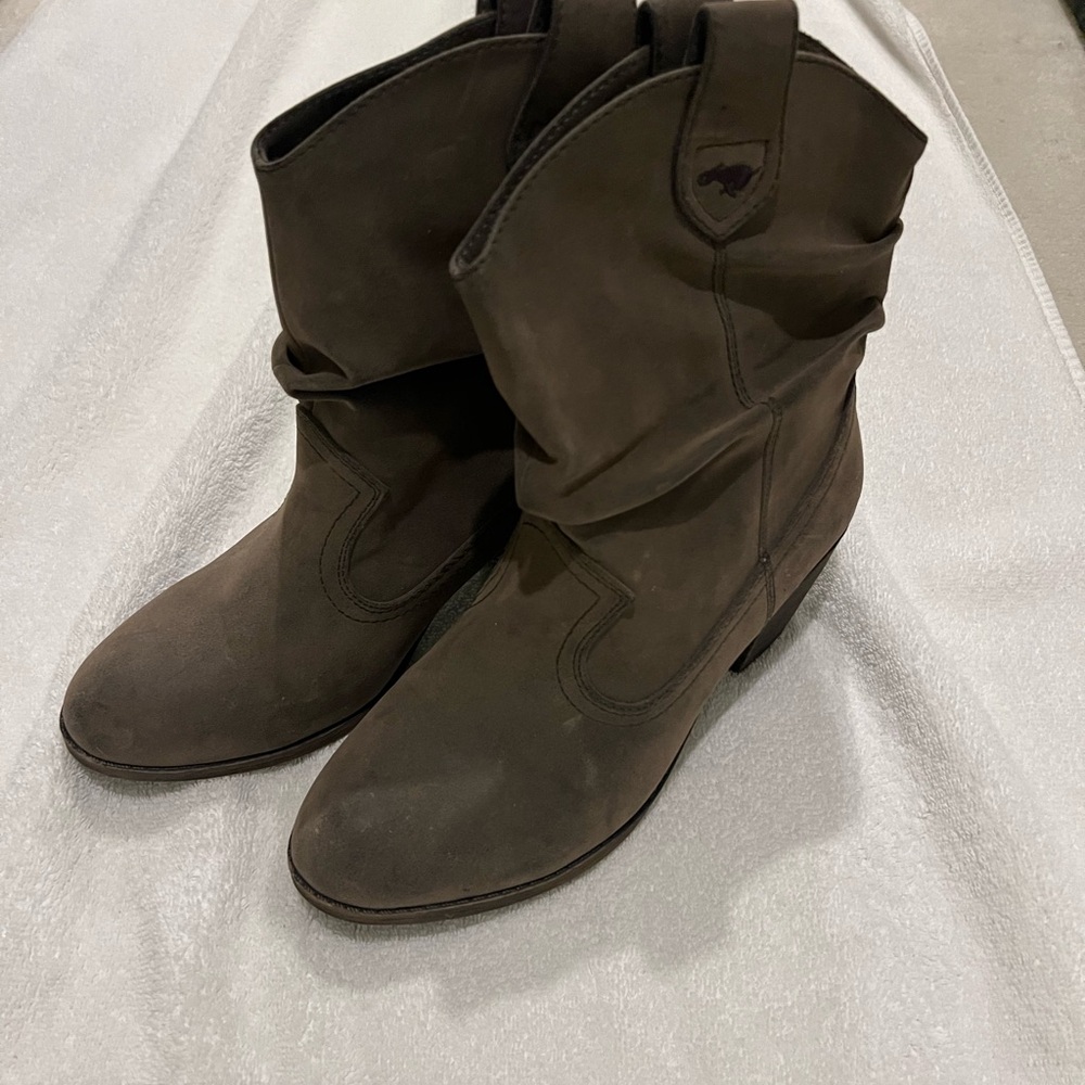 Rocket Dog Dark Brown Heeled Boots